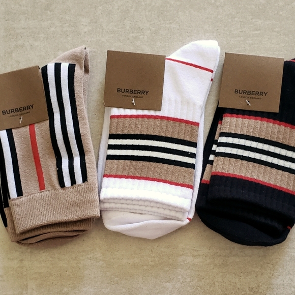 burberry socks 3 pack